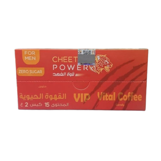 Cheetah Power Vip Vital Coffee For Men Zero Sugar