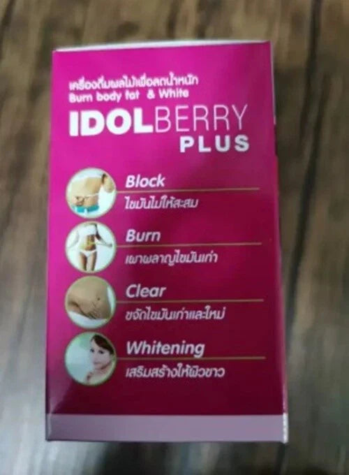 Idol Berry Plus Fat Burn Slim Body Delicious Powder Juice Drink