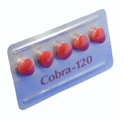 Cobra 5 Tablets Sildenafil Citrate 120mg
