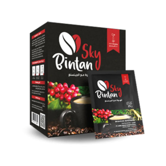 Instant Coffee Sky Bintan Coffee With Ginseng No Added Sugar