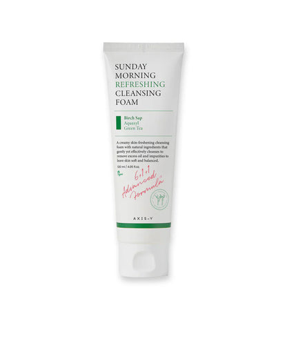 Sunday Morning Refreshing Cleansing Foam 120ml - Axis Y