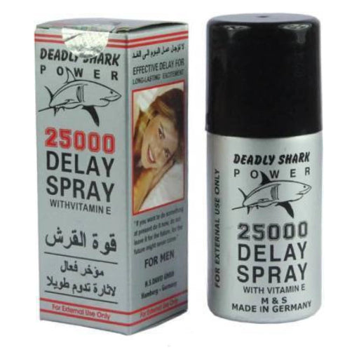 Deadly Shark Power 25000 Delay Power Spray With Vitamin E