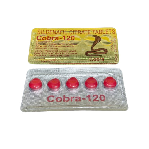 Cobra 5 Tablets Sildenafil Citrate 120mg