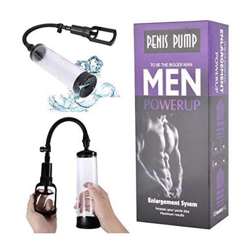 Male Power Vacuum Enhancement & Circulation Pump – Ergonomic Manual Cylinder Device for Men (18+)
