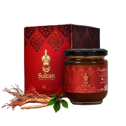 A-Assal Original Sultan Natural Herbal Honey Supplement for Energy & Wellness (240g)