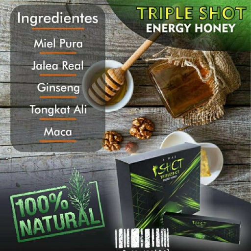 Triple Shot Botanical Energy Honey Blend - Men's Herbal Supplement